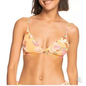 NWT Roxy Printed Beach Classics Fixed
Triangle Bikini Top